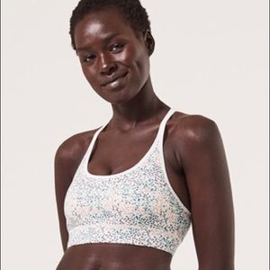 Pact Modern Racerback Bralette in Floral Freckle